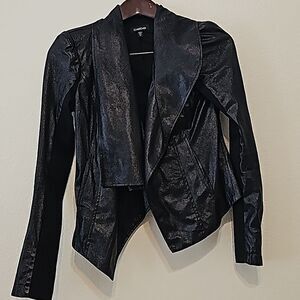 - BEBE drape jacket xs